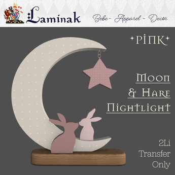 Second Life Marketplace - Laminak - Bebe - Moon & Hares Nightlight